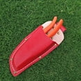 thumbnail image 3 of 1Pc Gardening Pruning Pouch Cowhide Pliers Shears Scissors Cover Tool Bag(Red), 3 of 6