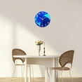 thumbnail image 6 of Blue Wall Clock 12 Inch Silent Wall Clocks Battery Operated Modern Glass Analog Clock for Bedroom Living Room Office Kitchen Dining Room, 6 of 7