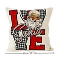 thumbnail image 2 of Fridja Christmas Decor Christmas Dwarf Linen Pillowcase, 2 of 4
