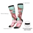 thumbnail image 6 of Salouo Pastel Macarons Delight Print Women's Men's Ankle Socks 1-pack Casual Athletic Socks for Unisex Adult Moisture-Wicking Socks for Daily Wear/Running/Sport, 6 of 8
