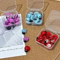 thumbnail image 3 of Vwrxbz Ladybug Push Pins 30 Pieces Decorative Thumbtacks for in Board, 3 of 6