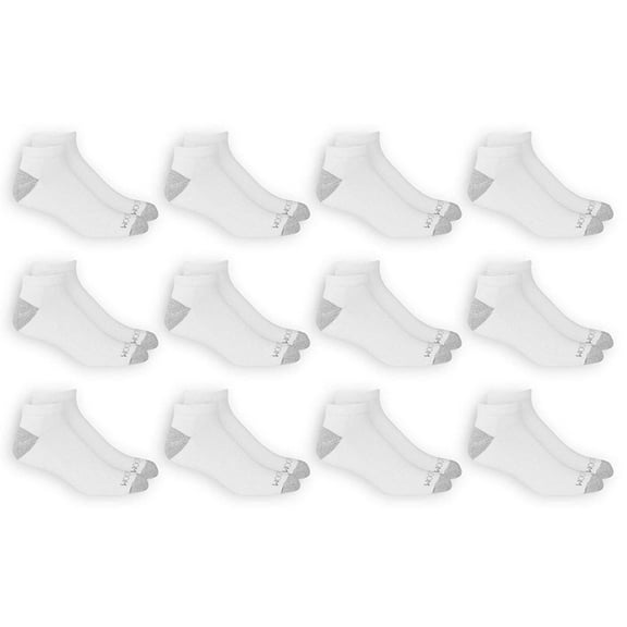 Fruit Of The Loom Mens Dual Defense Low Cut Socks 12 Pair