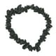 thumbnail image 4 of s irregulares de hebras de natural, brazalete con de , joyería hecha , elástica elegante para mujeres y niñas Ágata negra, 4 of 9