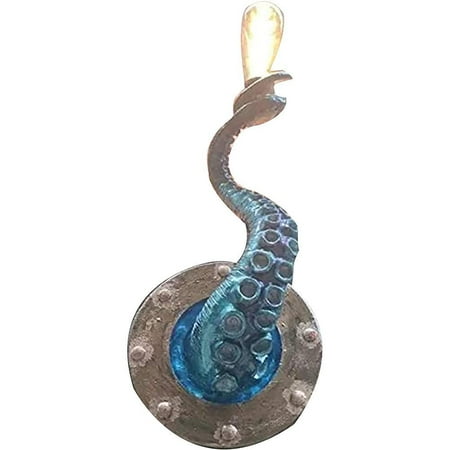 

1111Fourone Retro Octopus Light Electric Resin Wall Lamps Tentacle Bulb Light Octopus Wall Hanging Lamp for Home Decor