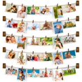 thumbnail image 1 of Cadre Photo Mural avec Corde et 30 Petits Clips, 1 of 5