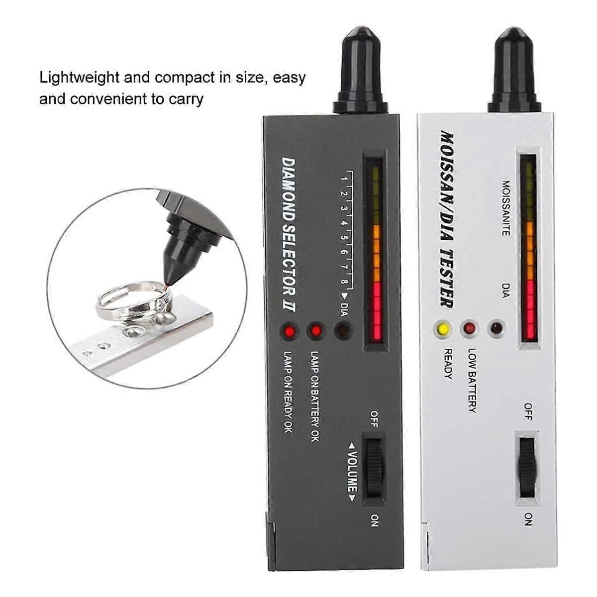 Diamond Testing Tool Set, Professional Jewelry Diamond Selector II Moissanite Tester Portable Diamond Tester Pen Kit