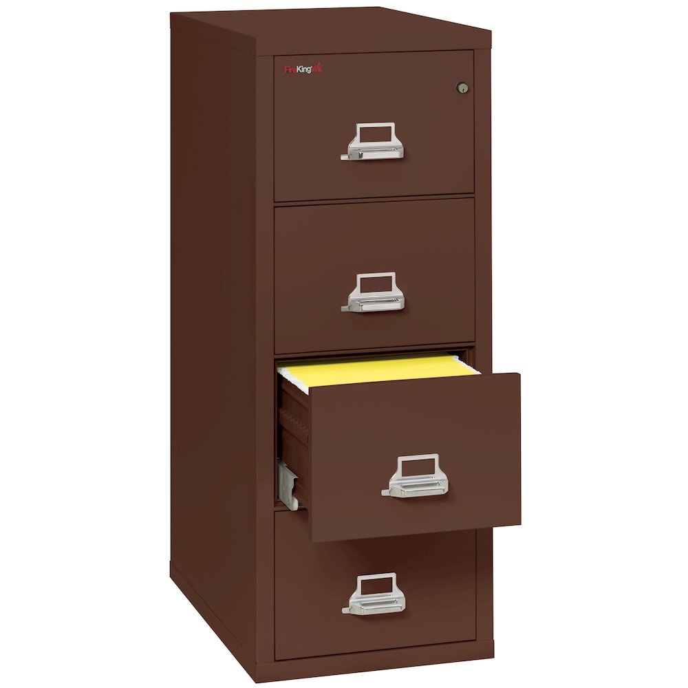 Vertical File 4 Drawer Letter 31 1 2 Depth Brown Com