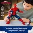 thumbnail image 4 of LEGO Marvel Spider-Man Hero Figure - Super Hero Building Toy for Boys & Girls, Ages 12+ - Posable Kids Bedroom, Bookshelf or Desk Decor - Gift for Birthdays - 76346, 4 of 8