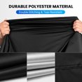 thumbnail image 3 of Funda para motocicleta, resistente, impermeable, para exteriores e interiores, con tiras reflectantes para Harley Davidson, Honda, Suzuki, Kawasaki y Yamaha, 3 of 5