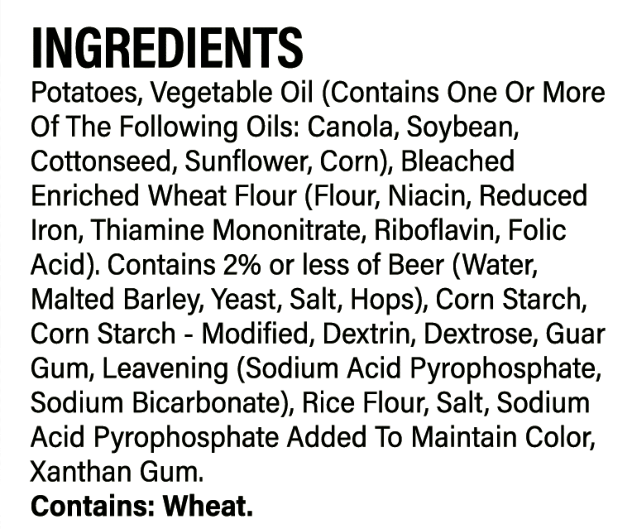McCain Craft Beer Battered Thin Cut Frozen French Fries, 22 oz Bag