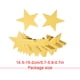 thumbnail image 4 of Inteprter Recortes de confeti de estrellas colgantes, adorno de cartel pequeño, decoración de fiesta, suministros festivos versátiles, Kits de decoración para fiestas amarillo dorado, 4 of 6
