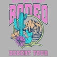 thumbnail image 2 of Junior's Lost Gods Not My First Rodeo Desert Tour Graphic Oversized T-Shirt, 2 of 2