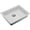 White, variant on Elkay Quartz Classic 25" x 18-1/2" x 5-1/2", Undermount ADA Sink with Perfect Drain, Black