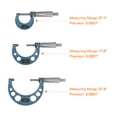 thumbnail image 2 of Unique Bargains Outside Micrometer, 0-1' 1'-2' 2'-3' Measuring Tool 0.0001' Graduation, 2 of 6