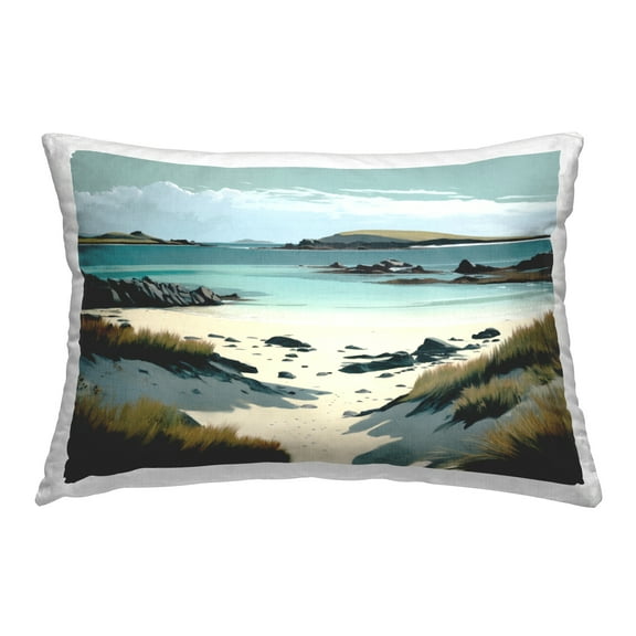 Stupell Industries Wild Island Landscape Decorative Printed Throw Pillow Design by Svetlana Aleynikova.