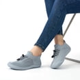 thumbnail image 5 of Ecetana Women's Minimalist Walking Shoes Wide Toe Barefoot Shoes Casual Sneakers Breathable Slip On Shoes, 5 of 7
