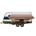 thumbnail image 3 of ALEKO Motorized Retractable RV Awning 10X8 ft Patio Camping Vinyl Canopy Brown, 3 of 12