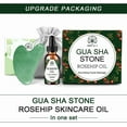 thumbnail image 3 of Gua Sha Massage Tools & Rosehip Oil in One Set, Nature Jade Stone Facial Gua sha Products for Skin Massage, Beauty and Moisturizing - with Nice Travel Pouch, 3 of 7