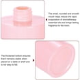 thumbnail image 4 of HARFINGTON Empty Glass Diffuser Bottle 140ml/4.7oz Refillable Fragrance Accessories Aromatherapy Jar Container for Replacement Reed Diffuser DIY Home Bathroom Pink with Gold Tone Cap, 4 of 6