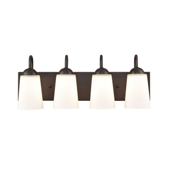 Ivey Lake 4 - Light Rubbed Bronze Dark Brown Wall Sconce
