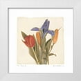 thumbnail image 3 of Amy Melious 26x26 White Modern Wood Framed Wall Art Titled - Tre Fiori II, 3 of 5