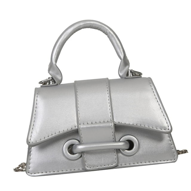 Bolso cruzado Yinane para chicas adolescentes Plata