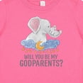 thumbnail image 4 of Inktastic Will You Be My Godparents? Boys or Girls Baby T-Shirt, 4 of 5