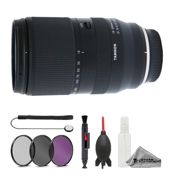 Tamron 18-300mm f/3.5-6.3 Di III-A VC VXD Lens - 7pc Essentials Bundle (International Version)