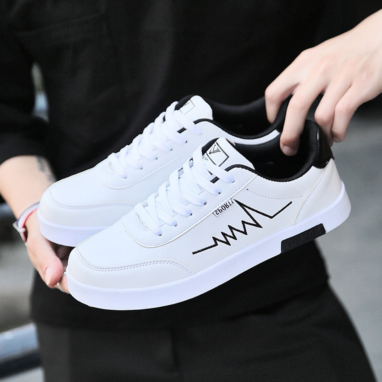Breathable Mesh Sneakers for Men Lightweight Running Sneakers Athletic Tennis Sneakers with Rubble Outsole
