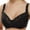 Black, variant on VerPetridure Push Up Bras for Women Women Yoga Sports Front Closure Extra-Elastic Breathable Lace Trim Bra Underwear