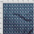 thumbnail image 3 of oneOone Tissu Polyester Spandex Bleu Sarcelle Tissu pour Robe de Cirque Tissu Imprimé Tissu au Mètre 56 Pouces de Large, 3 of 5
