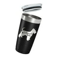 thumbnail image 3 of Schnauzer Mom Tumbler Dog Travel Mug Gift Insulated Laser Engraved Coffee Cup 20 oz Black, 3 of 5
