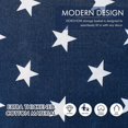 thumbnail image 4 of Bolsa de almacenamiento grande de 20", cesto para ropa sucia con cordón, bolsa de lavandería plegable, cesto para ropa sucia plegable de gran capacidad (azul estrella, grande), 4 of 5