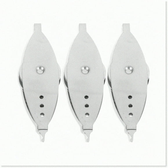 LaceCraft Trio: Metal Bobbin Core Tatting Shuttle Set - Essential Hand Tools for Knitting and Lacemaking Supplies.