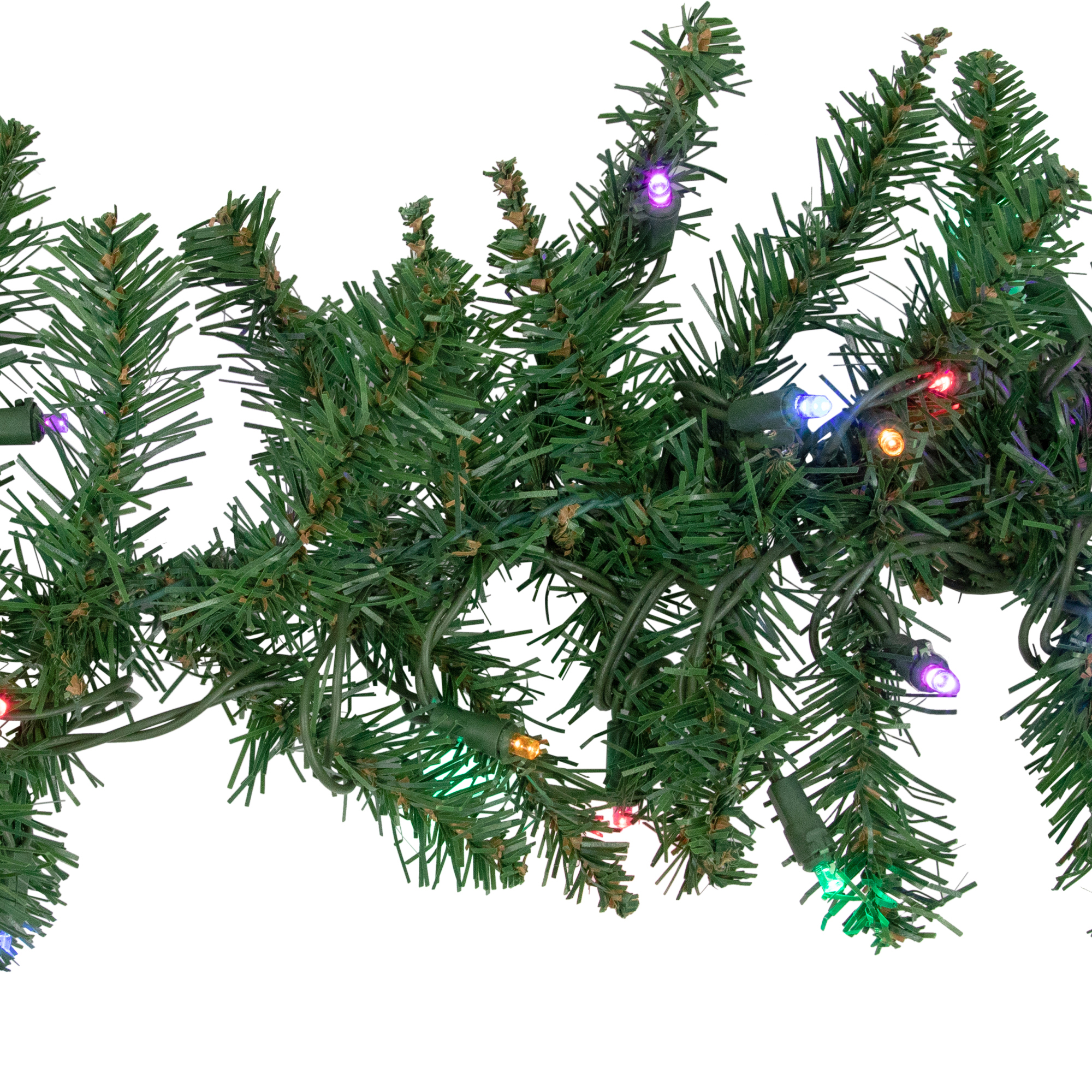 9' x 12" Pre-Lit Winona Fir Artificial Christmas Garland Multi LED Lights