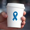 thumbnail image 5 of Blue Ribbon Awareness Sticker, 500 PCS Ribbon-Shaped Stickers in Forever in Our Hearts for Colon Cancer Prostate Cancer Awareness, 5 of 5