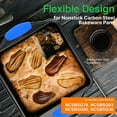 thumbnail image 4 of 6 Pcs Blue Silicone Handles, Anti Slip Flexible Design for Nonstick Carbon Steel Bakeware Pans, 4 of 7