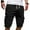Black, variant on WHLBF Men's Clearance Sport Pure Color Bandage Casual Loose Sweatpants Drawstring Shorts Pants light gray 12(XXXL)