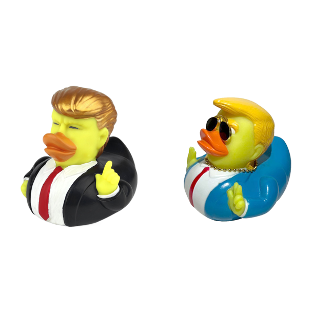 Novedad Trump Pato Goma Baño para Bebé Patitos (espalda Resbaladiza)