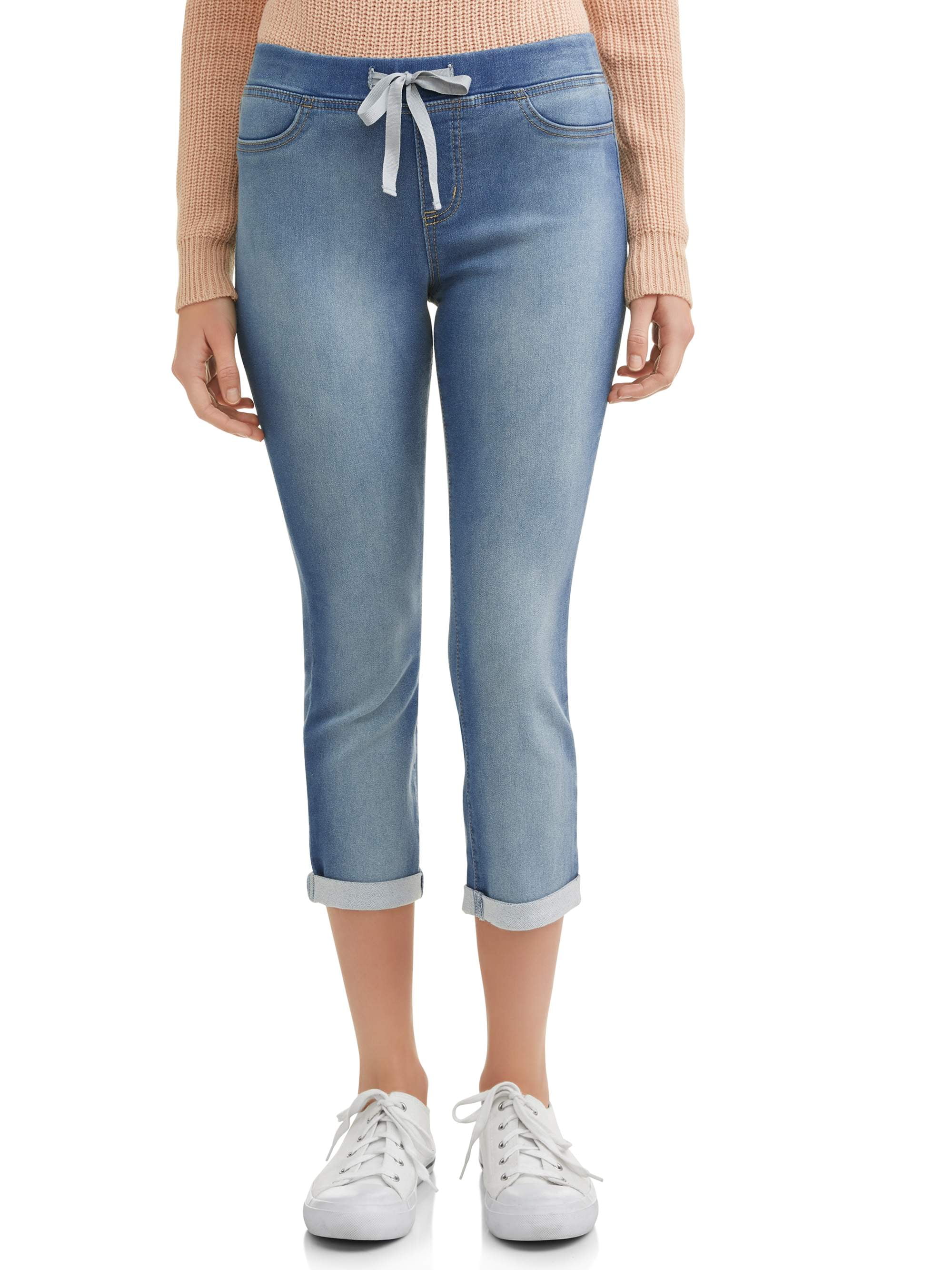 No Boundaries No Boundaries Juniors' PullOn Dorm Crop Capri Pants