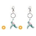 thumbnail image 2 of Delsol Color-Changing Key Chain Metal Hummingbird - Green - 1 Pc Keychain - Pack of 2, 2 of 3
