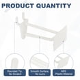 thumbnail image 3 of Uxcell 20 Pack Pegboard Hooks, 3 Inch Durable Plastic Pegboard Display Hooks Peg Board Organizer Accessories for Shop Craft Tool Organization Wall Storage Gridwall, White, 3 of 6