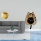 thumbnail image 2 of Escultura de figura de gato de resina moderna, reloj de pared silencioso, adorno para mesa, estantería, comedor, dormitorio, cocina, oficina, regalo d, 2 of 8