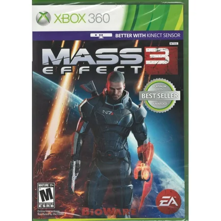 Mass Effect 3 (Platinum Hits) Xbox 360 (Brand New Factory Sealed US Version) Xbo
