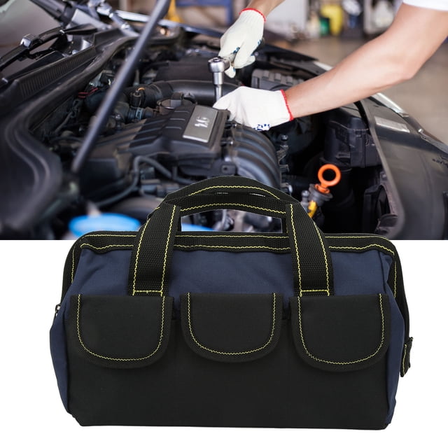 Bolsa De Almacenamiento De Herramientas, Bolso Impermeable Multifuncional Resistente Para Tienda De Herramientas Doméstica, 13 Pulgadas