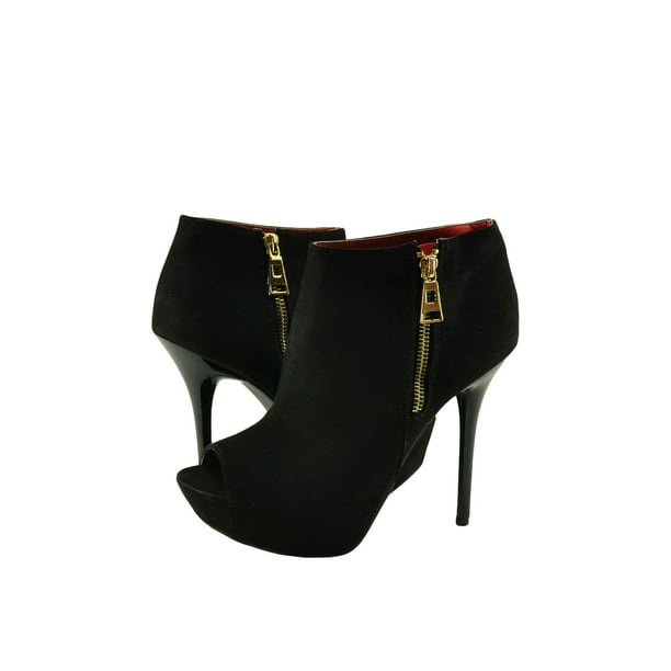 qupid open toe booties