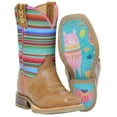 thumbnail image 2 of Tin Haul Footwear Boys Kids Tin Haul Serape Llama Queen Sole Cowgirl Boot 2 Brown, 2 of 3