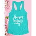thumbnail image 3 of Happy Mother's Day Hearts Racerback Tank Women -Image by Shutterstock, Female Medium, 3 of 4
