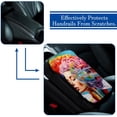 thumbnail image 5 of Vehicle Soft Comfortable Furry Printed Car Armrest Cover Pad 12.5x8.2 Inch, 5 of 6