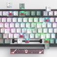 thumbnail image 2 of Clavier Filaire à 75 % avec Bouton, Clavier de Jeu à 75 % à Commutation à Chaud avec Montage à Joint, Commutateur Rouge, Rétroéclairé RVB Clavier Mécanique TKL 82 Touches, Clavier Compact NKRO pour PC L, 2 of 7